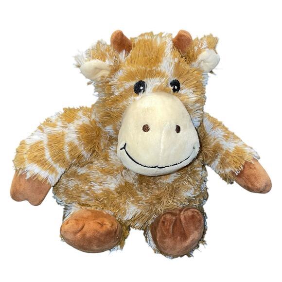 Warmies Jr Plush Giraffe Heat Therapy French Lavender Sensory Stuffed Brown 9" - Picture 4 of 13